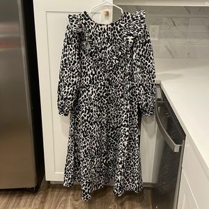 Sandy liang black and white dress